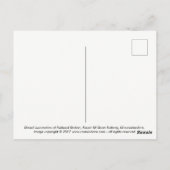 Diesel-Lokomotive-Postkarte Postkarte (Rückseite)