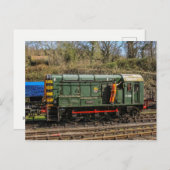 Diesel-Lokomotive-Postkarte Postkarte (Vorne/Hinten)