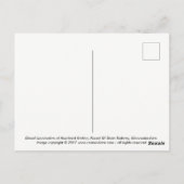 Diesel-Lokomotive-Postkarte Postkarte (Rückseite)