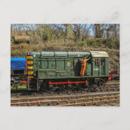Diesel-Lokomotive-Postkarte Postkarte