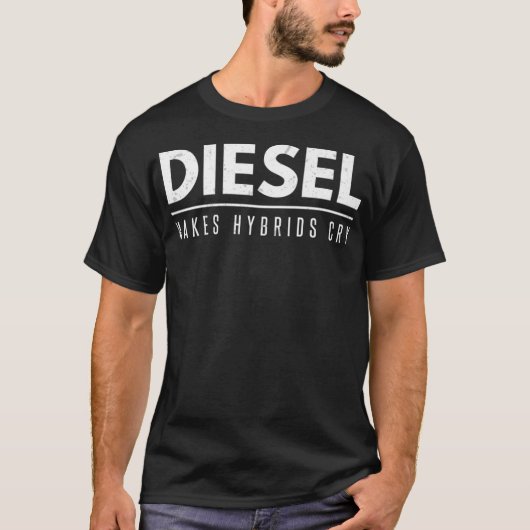 Diesel macht Hybriden zum Motor für sonnige Diesel T-Shirt (Vorderseite)