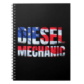 Diesel Mechanic American Diesel Mechanic Notizblock