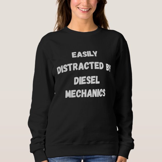 Diesel Mechanics Student leicht durch Gesenke abge Sweatshirt (Vorderseite)