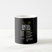 Diesel Mechanik Handwerker Geschenk Präsentation I Kaffeetasse (Mittel)