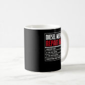 Diesel-Mechanik, Reparaturkosten Kaffeetasse (VorderseiteRechts)