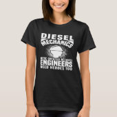 Diesel-Mechanik T-Shirt (Vorderseite)