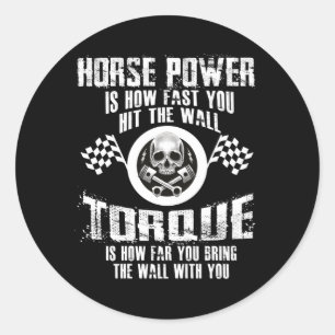 Diesel Mechanik wie weit die Mauer bringen Sie Runder Aufkleber