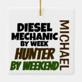 Diesel Mechanische Lieben Jagd CUSTOM Keramikornament (Rückseite)