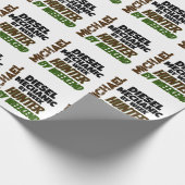 Diesel Mechanische Lieben Jagd Geschenkpapier (Ecke)