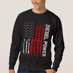 Diesel Mechanische Umdrehung Gear American Flag Dr Sweatshirt
