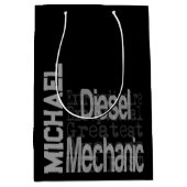 Diesel Mechanischer Extraordinär Mittlere Geschenktüte (Vorderseite)