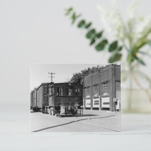 Diesel-Motor in Algonac Michigan Postkarte (Stehend Vorderseite)