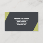 Diesel-Motor Visitenkarte (Rückseite)