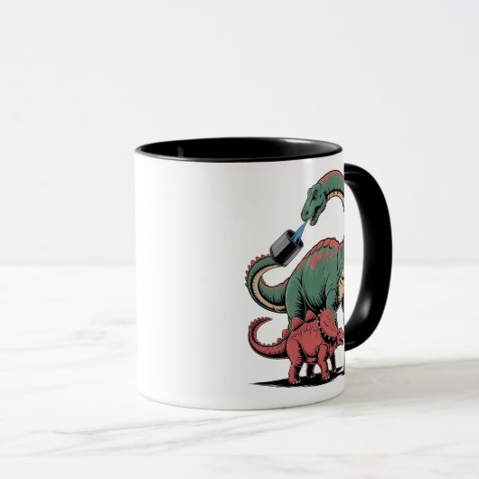 Diesel-Party-Zeit Tasse (VorderseiteRechts)