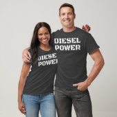 Diesel Power Big Text Turbo Diesel LKW Roll T-Shirt (Unisex)