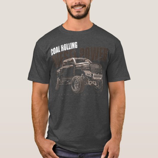 Diesel-Power-Kohlekraftwagen T-Shirt (Vorderseite)