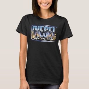 Diesel Rolling Coal Trucker LKW-Fahrer Mechaniker  T-Shirt