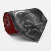 Diesel-, schwarzes Labrador retriever Krawatte (Gerollt)