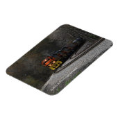 Diesel Train Motor Runding Bend Souvenir Kühlschra Magnet (Linke Seite)