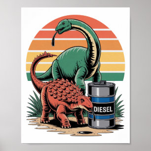 Diesel trinken poster