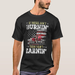 Diesel Trucker Big Rig Sattelanhänger T-Shirt