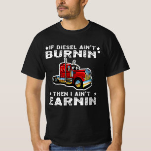 Diesel Trucker Big Rig Sattelanhänger T-Shirt