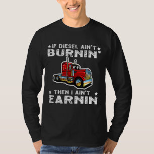 Diesel Trucker Big Rig Sattelanhänger T-Shirt