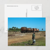Diesel-Zug Postkarte (Vorne/Hinten)