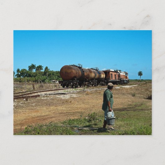 Diesel-Zug Postkarte (Vorderseite)