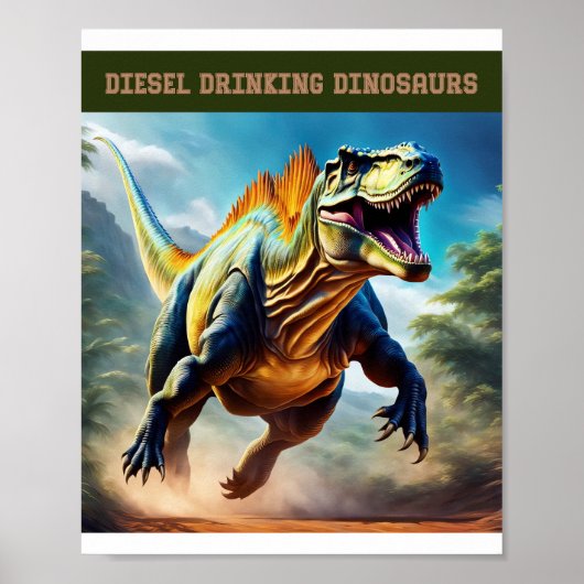 Dieselangetrieben Poster (Vorne)