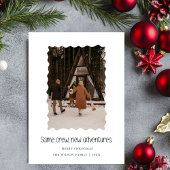 Dieselbe Crew, neue Abenteuer, Weihnachts-Fotokart Einladung