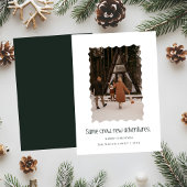 Dieselbe Crew, neue Abenteuer, Weihnachts-Fotokart Einladung