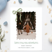 Dieselbe Crew, neue Abenteuer, Weihnachts-Fotokart Einladung