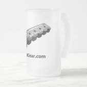 Dieselbier-Glas Cumminss Turbo Mattglas Bierglas (VorderseiteRechts)