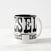 DieselGrunge Zweifarbige Tasse (VorderseiteRechts)