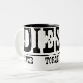 DieselGrunge Zweifarbige Tasse (Vorderseite Links)