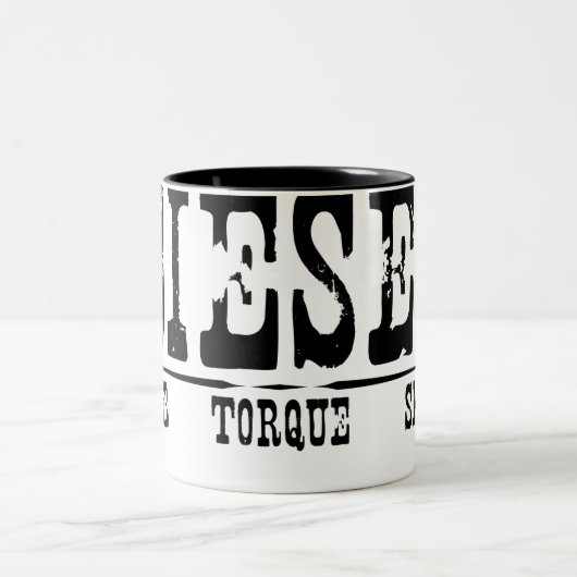 DieselGrunge Zweifarbige Tasse (Mittel)