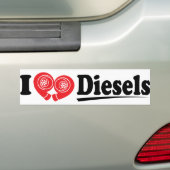 DieselHeart2 Autoaufkleber (Auf Auto)