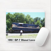 Diesellokomotive 1951 GP-7 Mousepad (Mit Mouse)