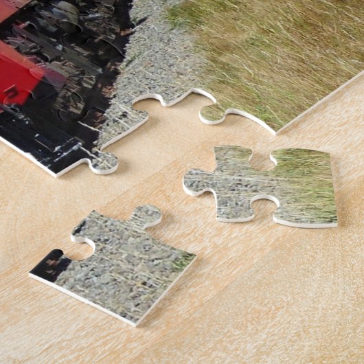 Diesellokomotive-Motor Eisenbahn Puzzle (Seite)