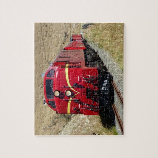 Diesellokomotive-Motor Eisenbahn Puzzle (Vertikal)