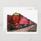 Diesellokomotive Postkarte (Vorne/Hinten)
