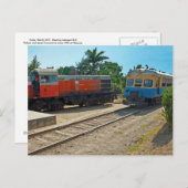 Diesellokomotive- und Eisenbahntreffen Postkarte (Vorne/Hinten)