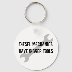 Dieselmechaniken haben größere Werkzeuge Schlüsselanhänger