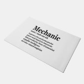 Dieselmechaniker-Definition-Funny-Reparateur Vater Fußmatte (Schrägansicht)