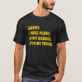 Dieselmechanisches Sprichwort für Kraftfahrzeuge T-Shirt (Vorderseite)