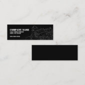 DieselMotor-dünne Mechaniker-Geschäfts-Karte Mini Visitenkarte (Vorne/Hinten)