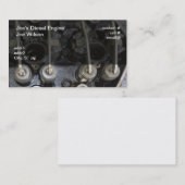 DieselMotorventile Visitenkarte (Vorne/Hinten)