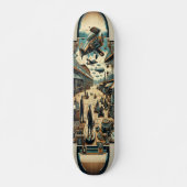‚Dieselpunk Airfield Deck‘ Skateboard (Vorne)
