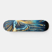 #Dieselpunk, #GiantRobot, #SkateboardDeck, #WarTor Skateboard (Horizontal)
